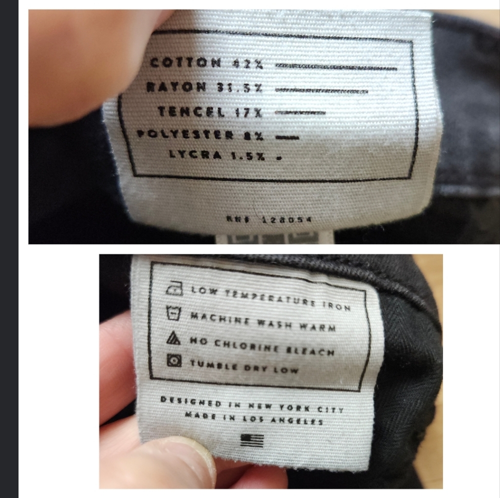 AYR Women's skinny 13942-BK247 faded black wash lightweight Stretch jeans 27 - Picture 8 of 16